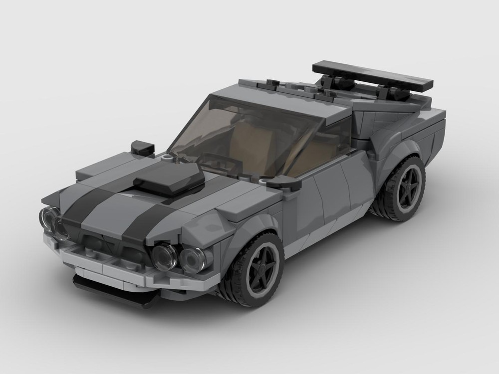 Lego 1969 Ford Mustang Boss 302 8 studs wide