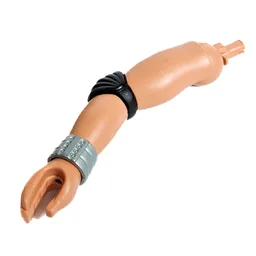 Large Figure Limb, Arm, Silver Bracelet (Allegra) / Nougat