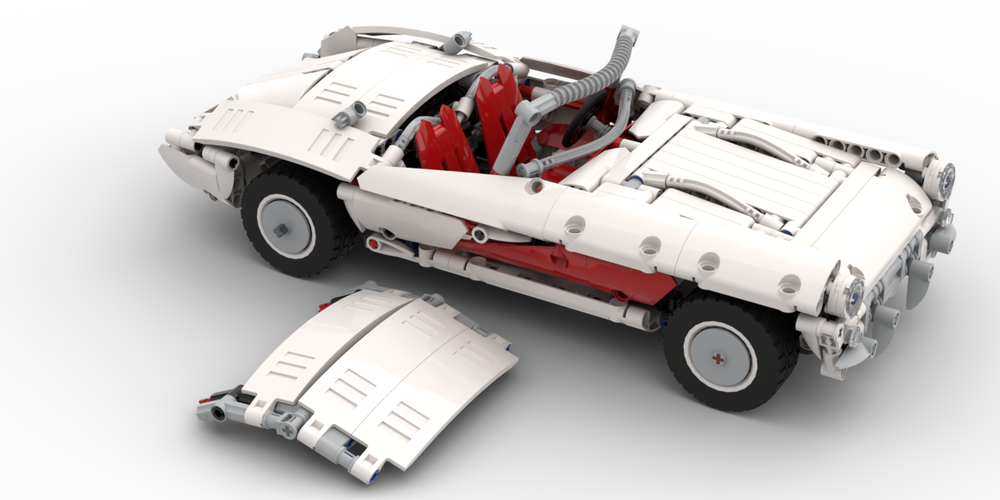 Lego Corvette C1 1957 - White