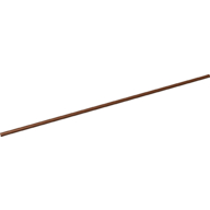 Lego Hose Rigid 3mm D. 26L / 20.8cm / Reddish Brown