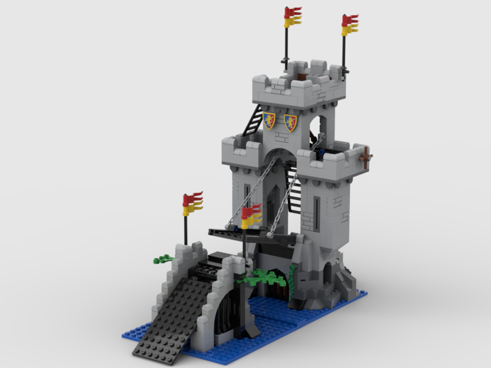 Lego Lion knight's drawbridrge