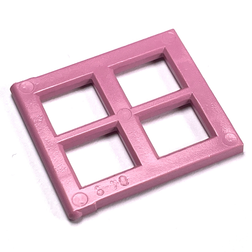 Lego Window 2 x 4 x 3 Pane / Duplo Pink