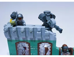 Fallout 4: Damaged Building Diorama Display
