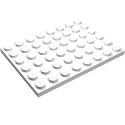 Plate 6 x 8 / White