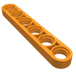 Technic Beam 1 x 6 Thin / Orange