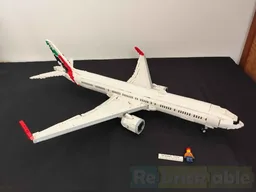 Emirates Boeing 777X with interior