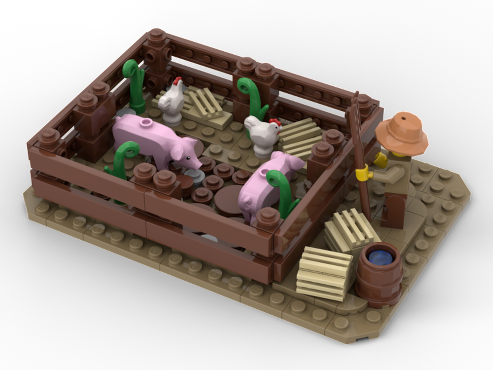 Lego Animal enclosure V2