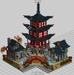 Temple of Airjitzu Inner Corner Modular