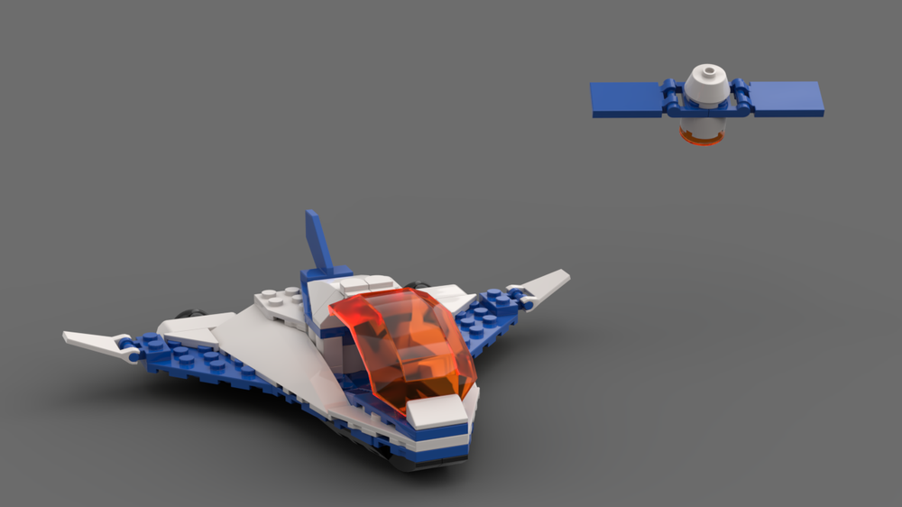 Lego 60224 - Satellite Service Mission - Ice Planet Color Scheme