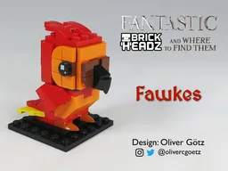 Fantastic BrickHeadz and Where to Find Them: Fawkes the Phoenix