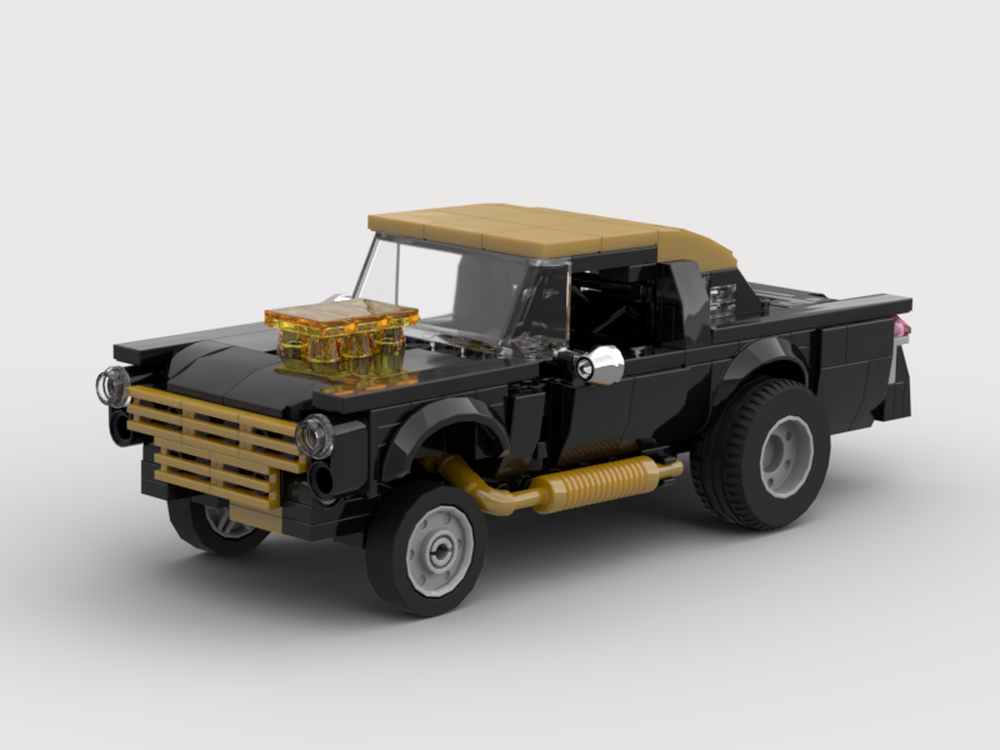 Lego 1955 Chevrolet Bel Air Gasser - "Blasphemi" - 8 stud wide