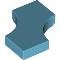 Lego Tile Special 2 x 2 with 2 Quarter Round Cutouts