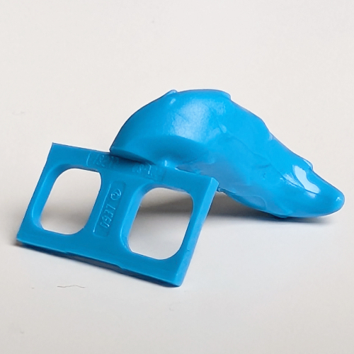 Lego Minifig Hipwear Tail Raccoon / Cat / Fox Costume [Plain] / Dark Azure