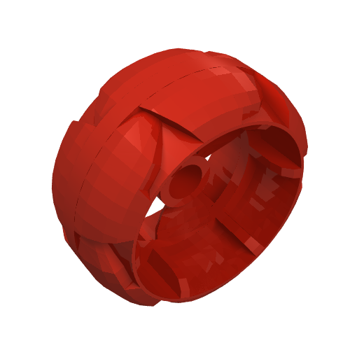 Lego Wheel 32mm Znap Propeller / Red