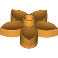 Lego Duplo Plant, Flower with 1 Top Stud / Medium Orange