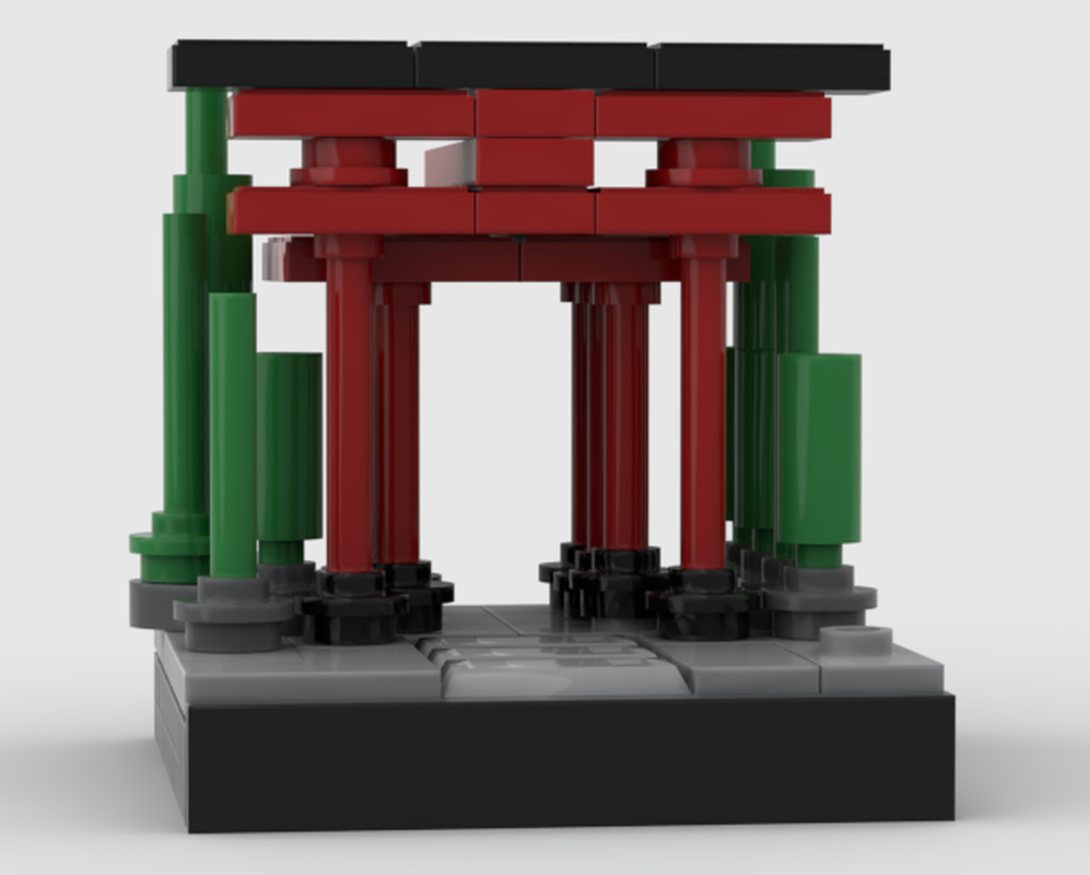 Lego Torii Gate - Tokyo 21051