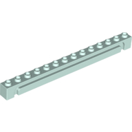 Lego Brick Special 1 x 14 Grooved / Light Aqua