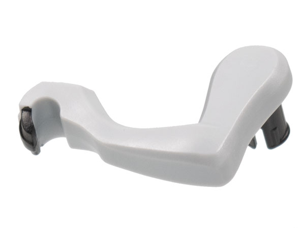 Lego Animal Body Part, Dinosaur, Raptor Arm / Leg, Left with Black Pin, Black Claws Print / Light Bluish Gray