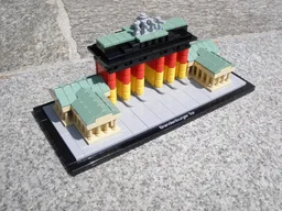 Brandenburg Gate in german colours