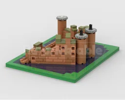 Caerlaverock Castle (Mini MOC)