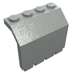 Hinge Panel 2 x 4 x 3 1/3 / Light Gray