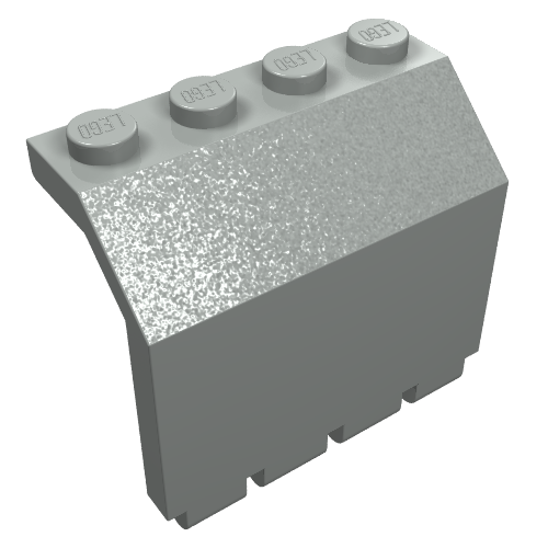 Lego Hinge Panel 2 x 4 x 3 1/3 / Light Gray