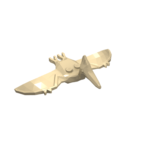 Lego Animal, Dinosaur, Pteranodon / Tan