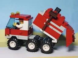 6668 refuse collection truck