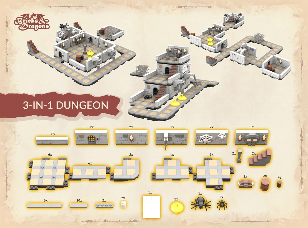 Lego 3-in-1 Dungeon