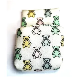 Belville, Sleeping Bag / Baby Pouch with Teddy Bears Print / White