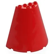 Cone Half 8 x 4 x 6 / Red