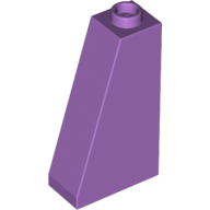 Lego Brick Sloped 75° 2 x 1 x 3 with Hollow Stud / Medium Lavender