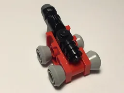Compact Cannon with wheels
