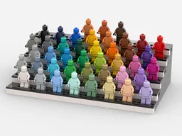 16-Minifigure Modular Display Stand