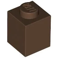 Brick 1 x 1 / Brown