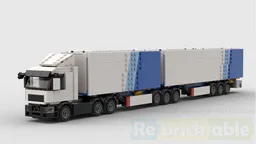 B double trailer&tractor