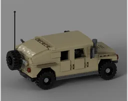 Minifigure-scale HumVee