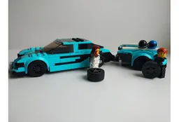 76898 Jaguar with trailer
