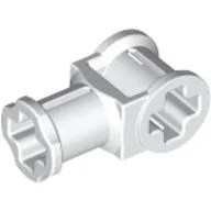 Technic Axle Connector with Axle Hole / White