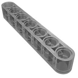 Technic Beam 1 x 7 Thick / Trans-Brown