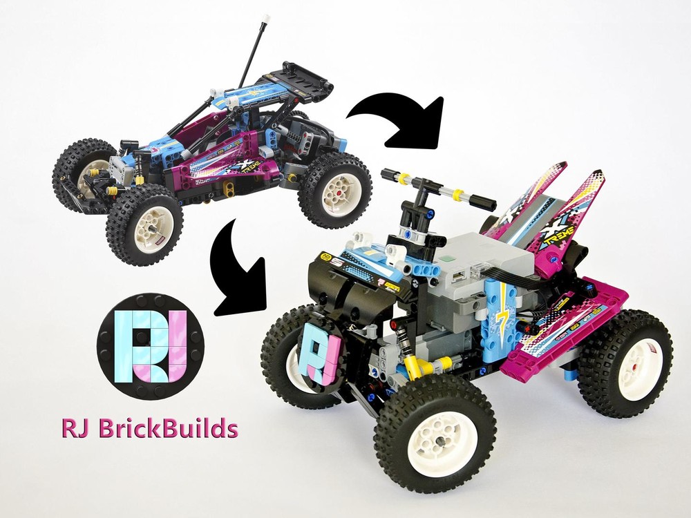 Lego Quad Bike from Off-Road Buggy 42124