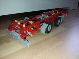 Trailer with swap container