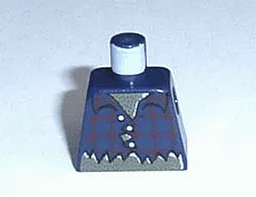 Torso Studios Plaid Button Shirt Ripped Pattern (Werewolf)