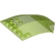 Windscreen 8 x 6 x 2 Curved / Trans-Bright Green