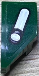 Wedge 2 x 1 x 2/3 Left with White Car Headlight with Bulb Pattern (Sticker) - Set 75894