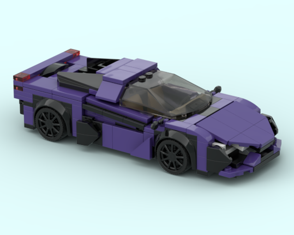 Lego Lamborghini Revuelto Version 2 (Purple)