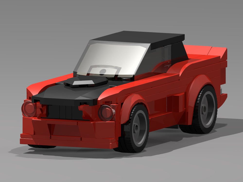 Lego 1967 Shelby Mustang EXP500 "Little Red" Coupe
