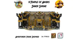 Adventurers Chapter 9.Temple of Anubis Inner Shrine, Alternative Build For 2x 77013