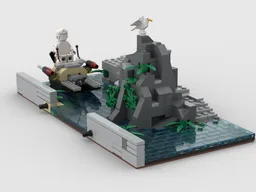 Modular to Ninjago Hidden Swamp Monster 9461