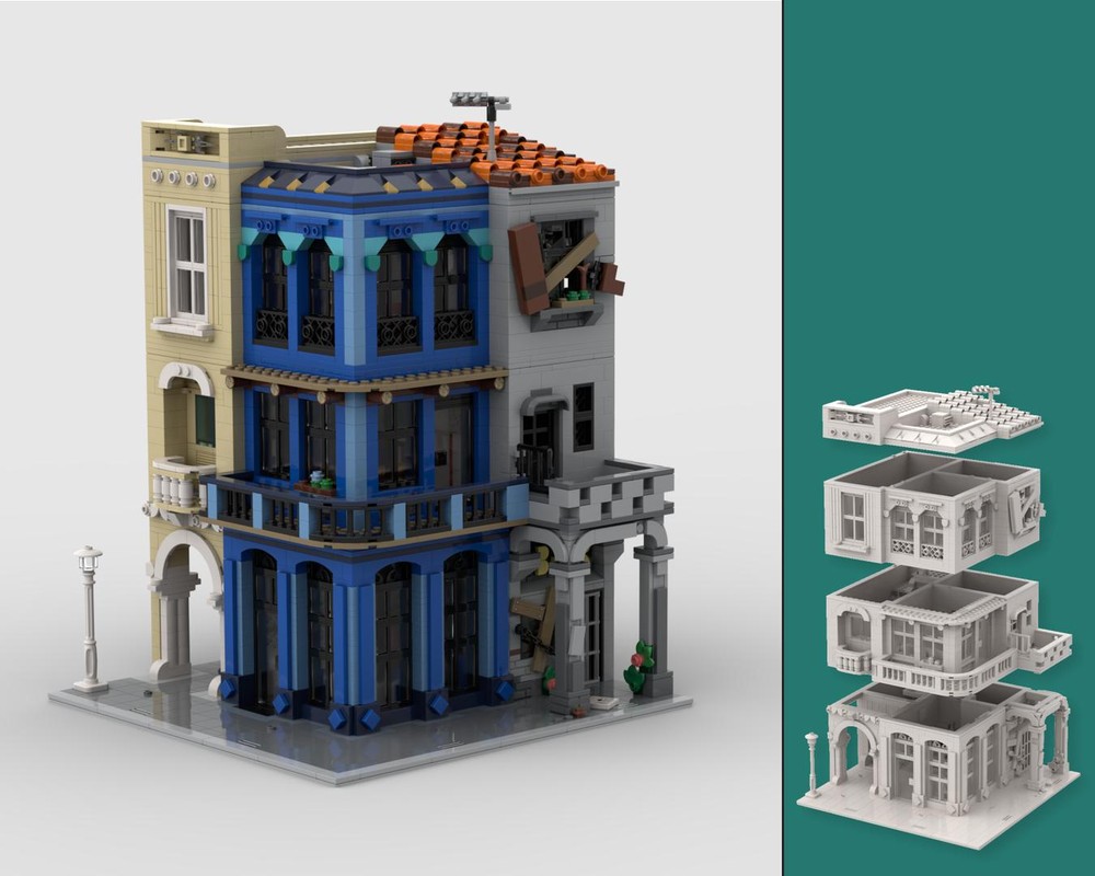 Lego Modular Cubahouse